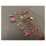 Red Hat Society Enamel Jewelry Selection