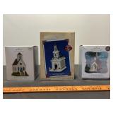 3pc Hallmark "Magic" Lighted & Sound Ornaments
