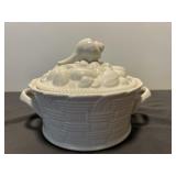 Carbone White Porcelain Covered Tureen