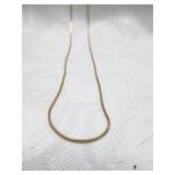 14k Gold 16" Snake Chain Necklace