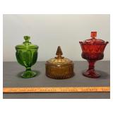 Fostoria - Indiana - Viking Glass Compotes