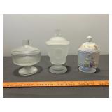 Westmoreland, Fenton & Mid Century Glass Compotes