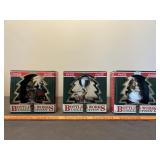Coca Cola Bottling Works 3pc Holiday Ornaments