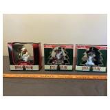 3pc Polar Bear Collection Coca Cola Xmas Ornaments