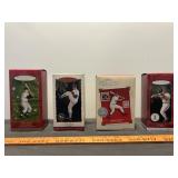 4pc Hallmark At The Park MLB Baseball Ornaments