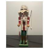 Hand Painted Wood "Fisherman" Nutcracker