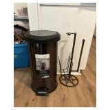 Step Trash Can & Freestanding Toilet Paper Holder