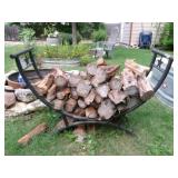 Old Country Steel Lone Star Log Rack