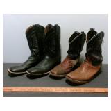 2 Pair Cowboy Boots - USTRG & Vaccari