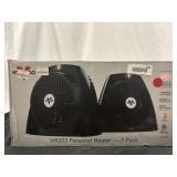 Vornado Personal Electric Heaters 2 Pack NIB