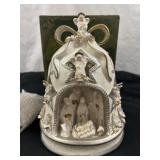 Cracker Barrel Lighted Christmas Nativity Bell