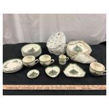 Spode England Christmas Tree Dinner Ware