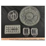 5pc Vintage Glass Service - Master Cellars / Tray