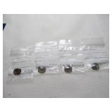4pc Smoky Topaz - Cut & Faceted 4ct Stones