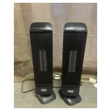 2pc DeLonghi Electric Tower Space Heaters