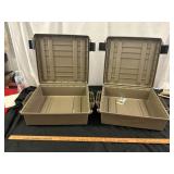 2pc MTM Case-Gard Ammo Storage Crates