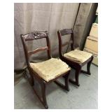 2pc Tell City Mahogany Roseback Child