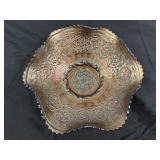 Fenton Marigold Carnival Glass Vintage Bowl