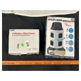 Spin Power Power Station & IP Wireless Camera NOS
