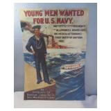 Vintage US Navy Recruitment Poster