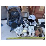 Youth Baseball & Lacrosse Gear In Gear Bag