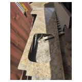 Custom Polished Granite Sink Counter Top