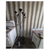 5pc Adjustable 3 Bulb Floor Lamps