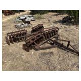 Vintage Tandem Disc Harrow Tractor Implement