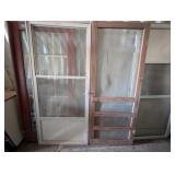 3pc - Vintage Screen Doors & Storm Door