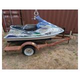 Single Axle PWC / Small Boat Trailer & Kawasaki SS