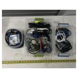 DVI / VGA Cables & Connectors In Organizer Totes