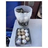 Baseballs & Lacrosse Balls - Big Lot, Some Unused