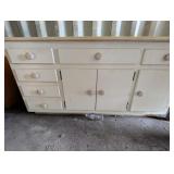 Wood Vanity Cabinet with Counter Top & Sink