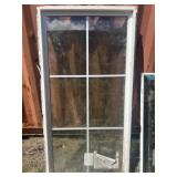 6 Pane Aluminum Frame 3ft X 6ft Window - Unused
