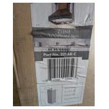 Z-Line Kitchen & Bath Wood Range Vent Chimney NEW