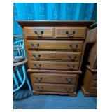 Vaughn-Bassett Solid Wood 7 Drawer Upright Dresser