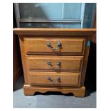 Vaughn-Bassett Solid Wood 3 Drawer Night Stand