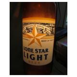 Lone Star Light Beer 1988 Lighted Bottle Display
