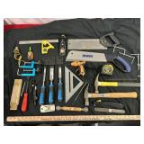 Hand Tool Assortment - Some Unused