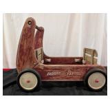 Radio Flyer Vintage Wood Push Cart Wagon