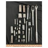 Ratchets, Sockets, Breaker Bar - Mostly Craftsman