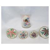 DeGrazia Bell, Hand Painted Sand Dollars & Shells