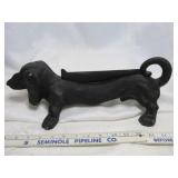 Vintage Cast Aluminum Weenie Dog Boot Scraper