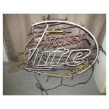 Miller Lite Vintage Neon Bar Sign - Repair