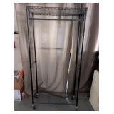 Steel Rolling Metro Closet Rack