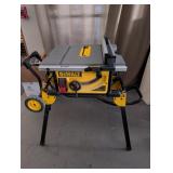 DeWalt 10" Job Site Table Saw w/ Rolling Stand