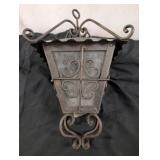 Vintage Wrought Iron Garden Patio Candle Lamp
