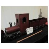 Vintage Press Metal 5ft Locomotive Train Display