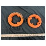 2pc Klein Tools Steel Fish Tapes