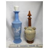 2pc Vintage Liquor Decanters